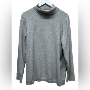 Talbots Women’s Light Gray Turtleneck Sweater Top Shirt Sz 2X